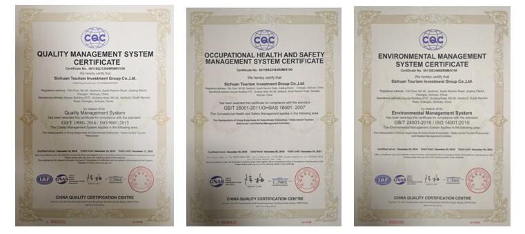 BG大游 ISO9001质量治理系统、OHSAS18001职业康健清静治理系统、ISO14001情形治理系统证书乐成取证